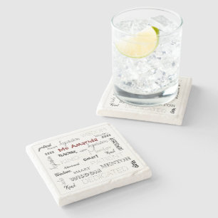 Inspirationswortmentor Lehrerbewertung Steinuntersetzer