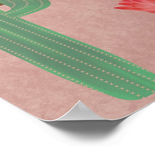 Inspirationswüste Südwestblüte Poster (Ecke)