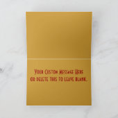 Inspirationszeichen Feiertagskarte (Innenseite)