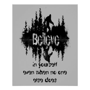 Inspirationsziffer Legend Sasquatch, Big Foot Poster