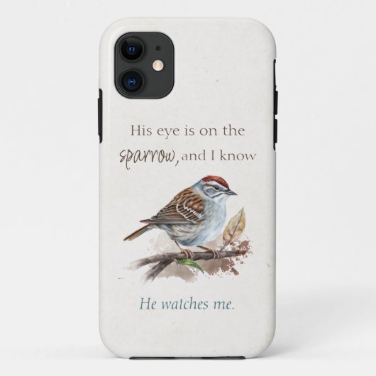 Inspirationsziffer: Sein Auge ist am Sparrow Case-Mate iPhone Hülle (Rückseite)