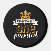 Inspirationsziffer, trotzdem beharrte sie magnet (Vorne)