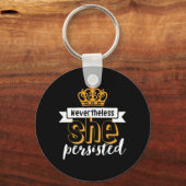 Inspirationsziffer, trotzdem beharrte sie schlüsselanhänger (Vorderseite)