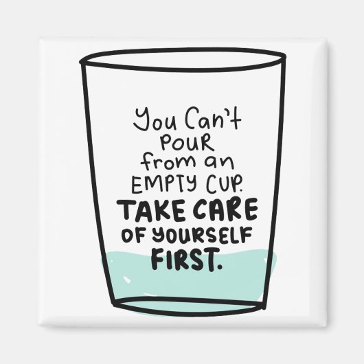 Inspirationsziffer zur Liebe und Selbstversorgung Magnet (Vorne)