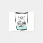 Inspirationsziffer zur Liebe und Selbstversorgung Post-it Klebezettel (Vorderseite)