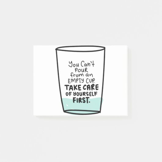 Inspirationsziffer zur Liebe und Selbstversorgung Post-it Klebezettel (Vorderseite)