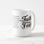 Inspirative Bibelvers-Tasse Kaffeetasse (VorderseiteRechts)