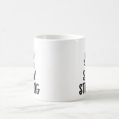 Inspirative 'Bleib Stark' Kaffeetasse (Mittel)