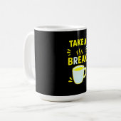 Inspirative Kaffeetasse für das Büro (Vorderseite Links)