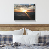 Inspirative Leinwand - Sonnenuntergang - Jeremiah (Insitu (Schlafzimmer))