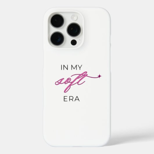 „Inspirative ‘My Soft Era‘-Handyhülle“ Case-Mate iPhone Hülle (Rückseite)