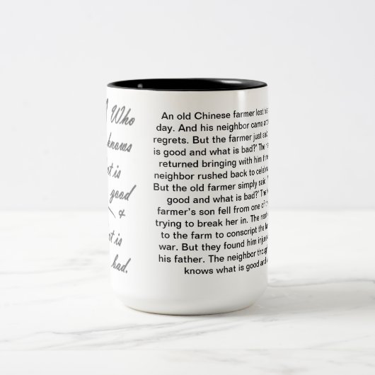 Inspirative Tasse - das Pferd (Mittel)