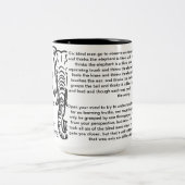 Inspirative Tasse - Die Blinden Männer und der Ele (Mittel)