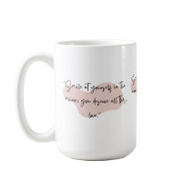 "Inspirative Tasse für Selbstbestimmung und Positi