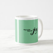Inspirative und farbenfrohe Joy-Kaffee-Tasse Kaffeetasse (VorderseiteRechts)