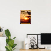 Inspiratives Danke Gott Poster (Heimbüro)