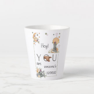 Inspiratives Leuchtturm-Geschenk Positive Erinneru Milchtasse