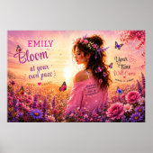 Inspiratives Wandkunstposter – Editierbar Poster (Vorne)