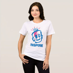 INSPIRE (HAPPY) T-Shirt Tri-Blend Shirt