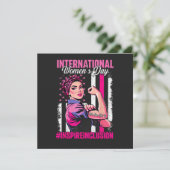 Inspire Inclusion 8 March International  Einladung (Stehend Vorderseite)