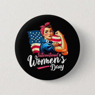 Inspire Inclusion 8. März International Button