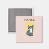 Inspire Kitten Magnet (Vorderseite/Rückseite)