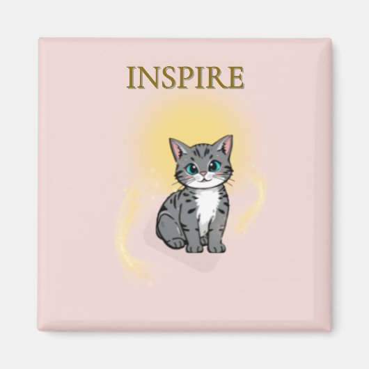 Inspire Kitten Magnet (Vorne)