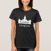 inspire Lansing Michigan City Travel Destination T-Shirt (Vorderseite)
