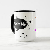 Inspire Me! Project Leader Ideas Funny Quote Tasse (Vorderseite Links)