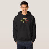 Inspire Pi Funny Cool Mathematician science nerd_1 Hoodie (Vorne ganz)
