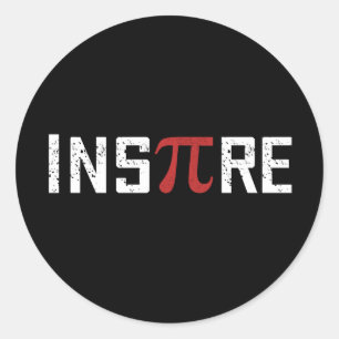 InsPire Pi-Tag Frohen Pi-Tag Mathe Runder Aufkleber