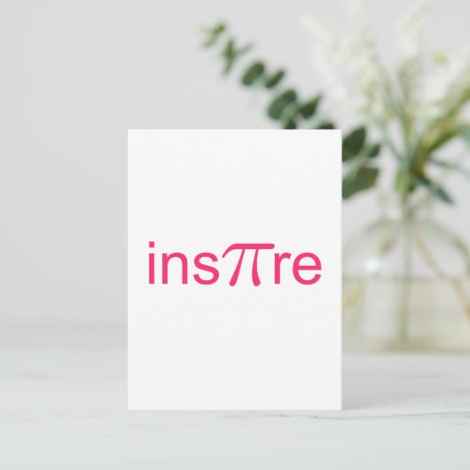 ins'Pi're Postkarte (Stehend Vorderseite)
