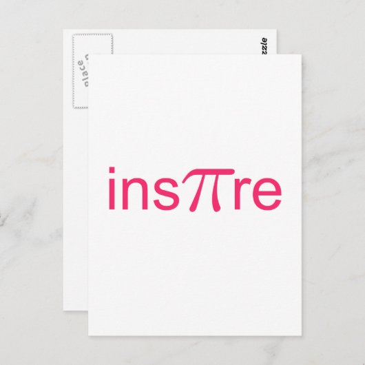 ins'Pi're Postkarte (Vorne/Hinten)