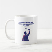 Inspire Tomorrow's Minds Science Teacher Design Kaffeetasse (Links)