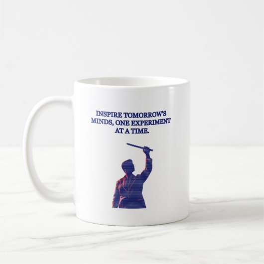 Inspire Tomorrow's Minds Science Teacher Design Kaffeetasse (Links)