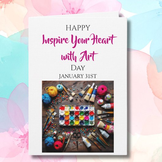 Inspire Your Heart with Art | January 31st  Karte