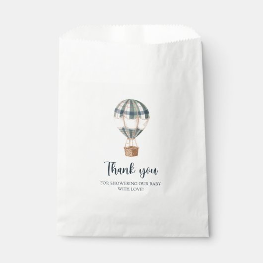 Inspired Baby Shower Geschenktütchen (Vorderseite)