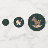 Inspired Baby Shower Personalized Tab Konfetti (Rückseiten)