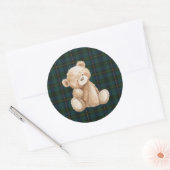 Inspired Baby Shower Runder Aufkleber (Umschlag)