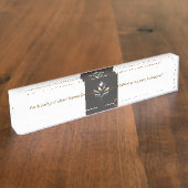 Inspired Desk Nameplate Namensplakette (Seite)