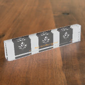 Inspired Desk Nameplate Namensplakette (Seite)