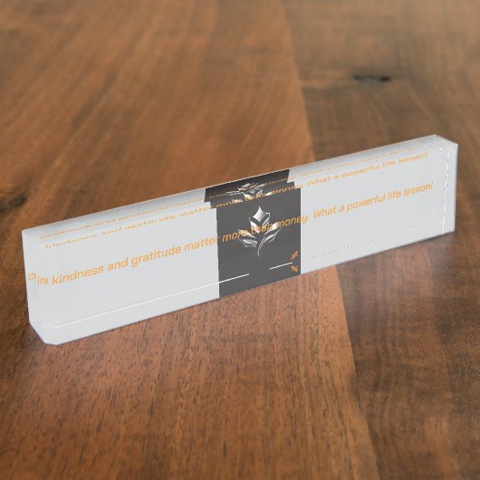 Inspired Desk Nameplate Namensplakette (Seite)