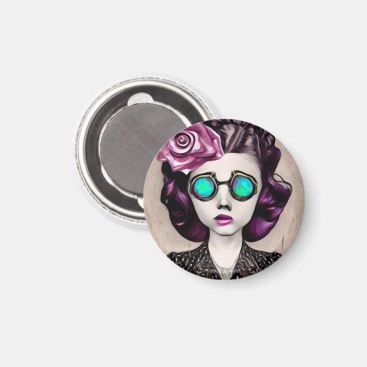 Inspirewire Opal Schutzbrille Mädchen Magnet (Vorderseite/Rückseite)
