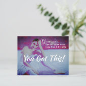 Inspirier Ballet, DU GOT DAS! Postkarte Farbe (Stehend Vorderseite)