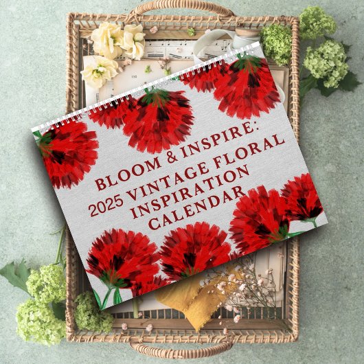 Inspirier & Bloom 2025 Botanische|Motivierend Zita Kalender