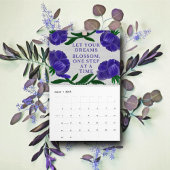 Inspirier & Bloom 2025 Botanische|Motivierend Zita Kalender