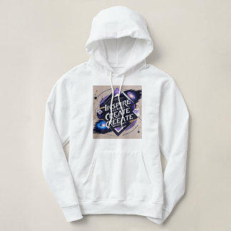 Inspirier den Geist, Erstellen ohne Grenzen T - Sh Hoodie