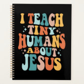 Inspirier den Glauben mit, ich lehre winzige Mensc Planer (Vorderseite)