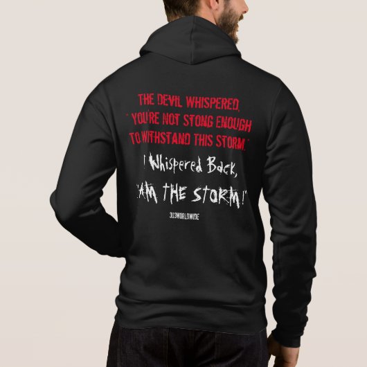 INSPIRIER FAITHFUL KRIEGSQUOTE FÜR IHN / IHR ZIPUP HOODIE (Rückseite)