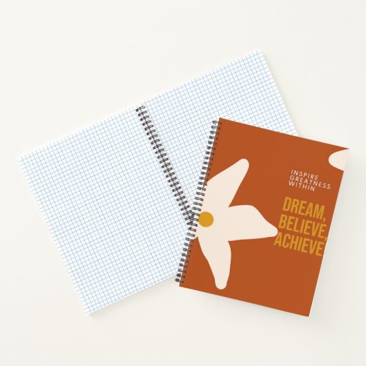 Inspirier Greatness In - Motivierend Notebook Notizblock (Innenseite)